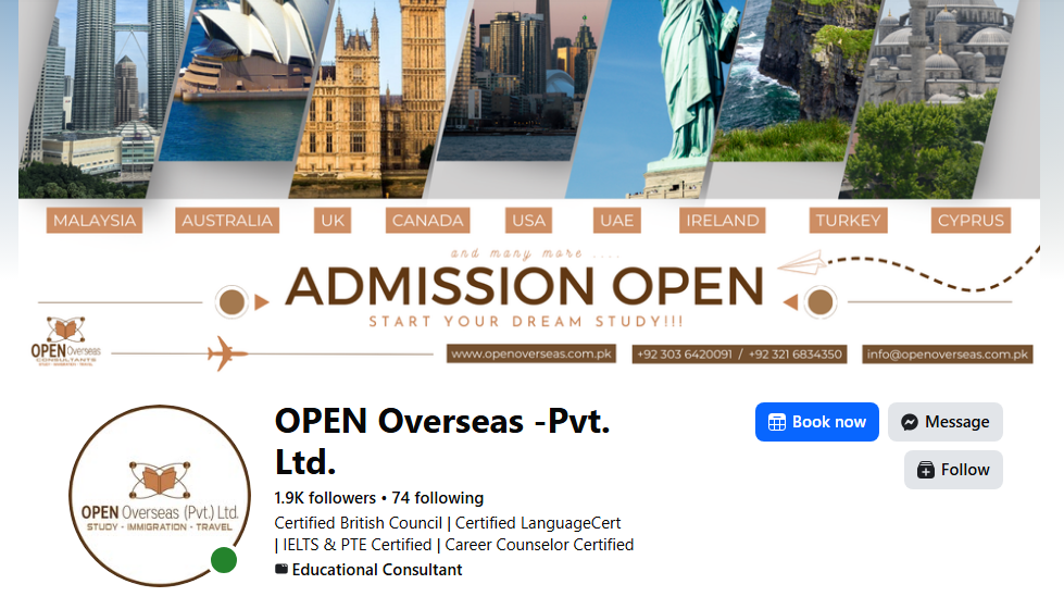Open Overseas Consultant Profile