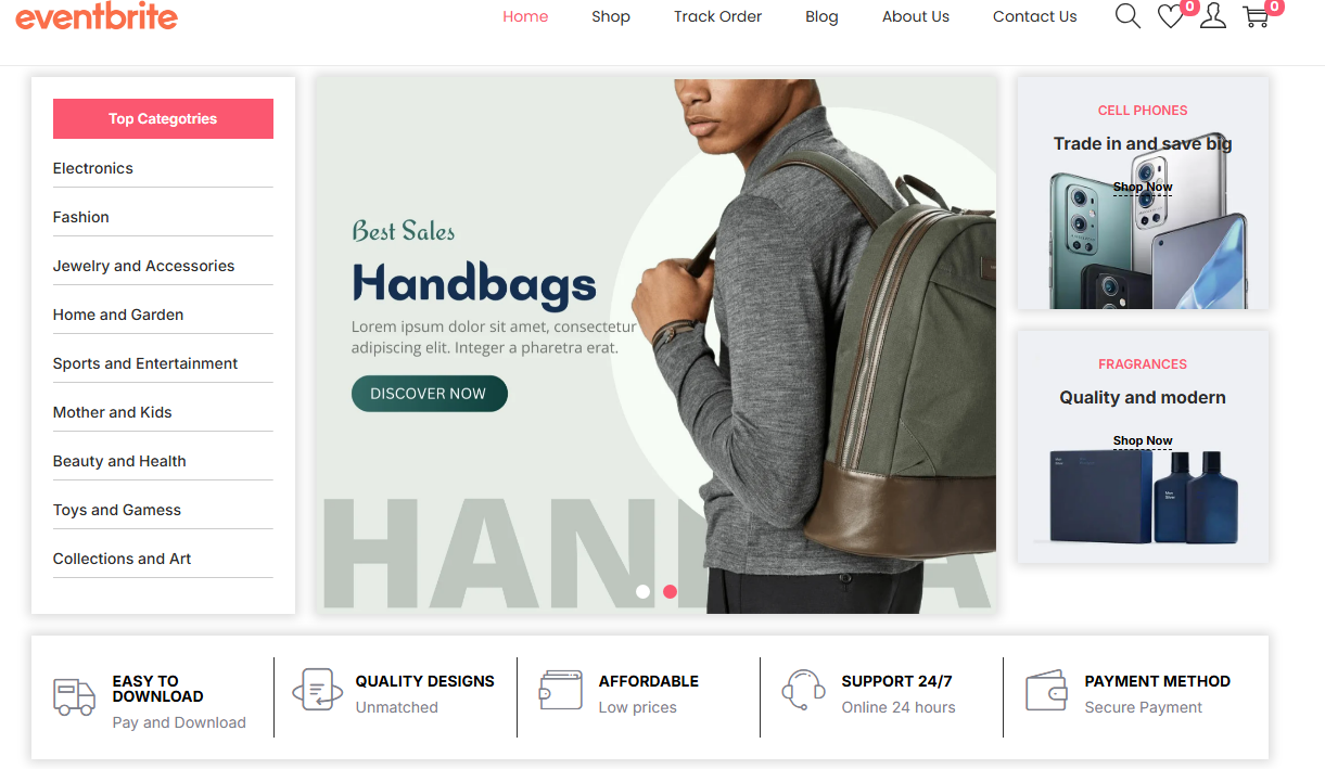 Fashion E-commerce Mockup
